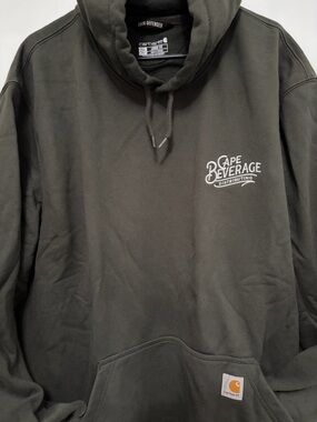 Carhartt rain defender hoodie Forestry Green Hooded Pullover Sweatshirt Cape May